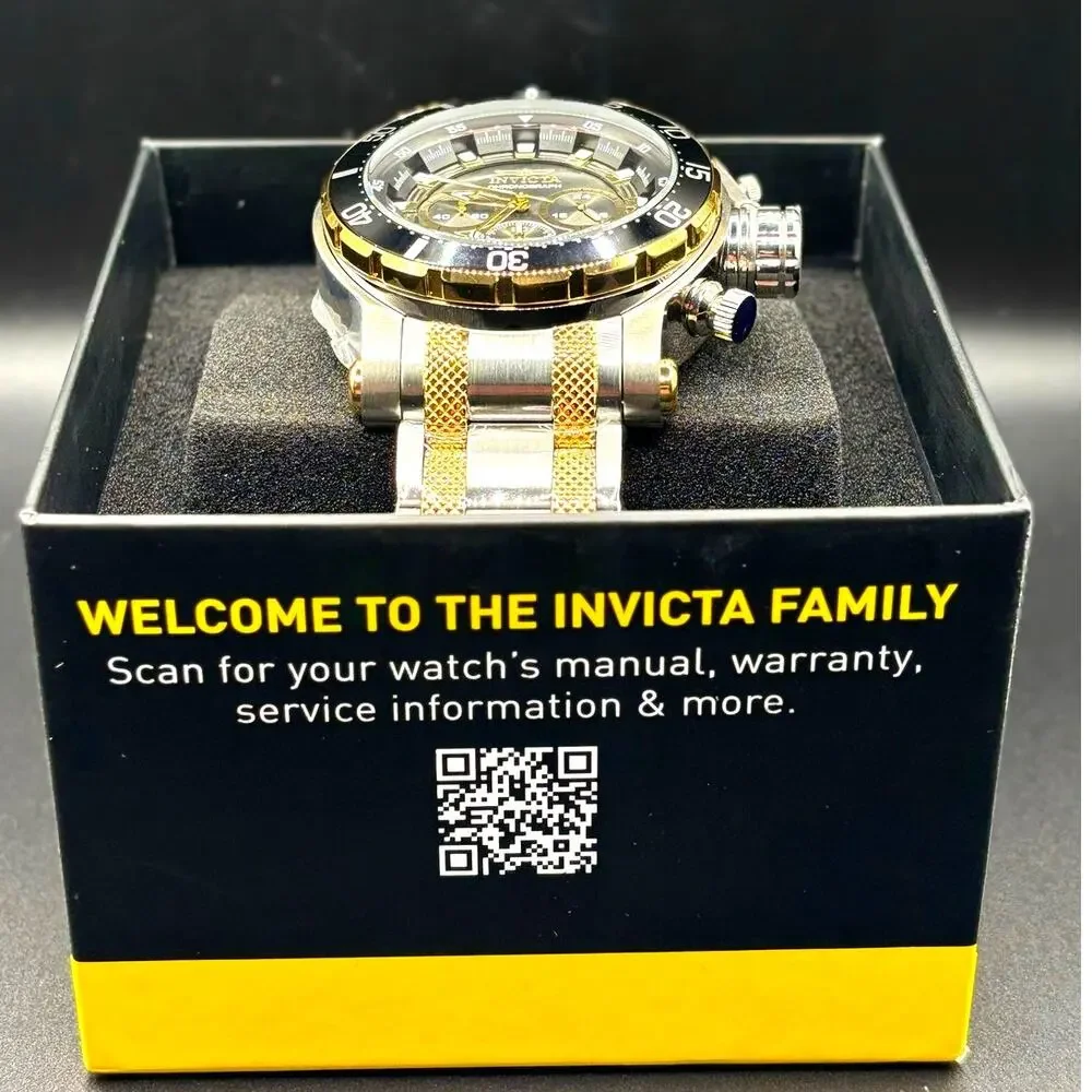 Invicta Coalition Forces Night Hawk 32712 52mm Chronograph Men’s Watch NIBWT